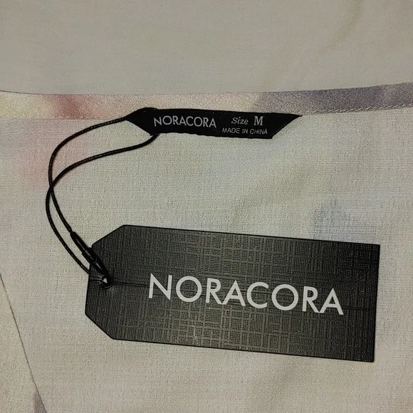 NWT Noracora boho dress blue yellow dusty rose - Picture 4 of 4